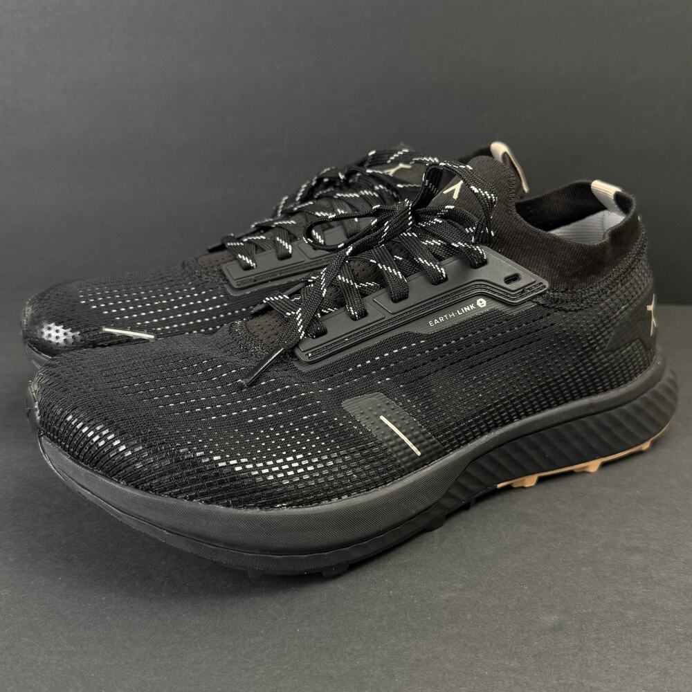 Flux Footwear Adapt Men’s 9.5 Black Trail Running Shoes Minimalist Outdoor
